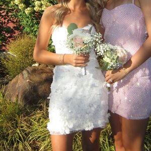 Oh Polly White Mini Dress